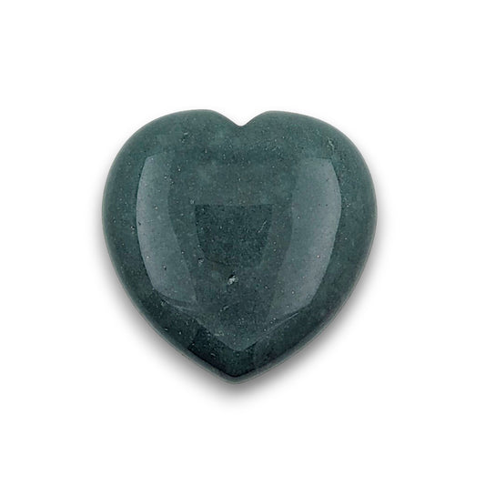 Large Aventurine Carved Heart