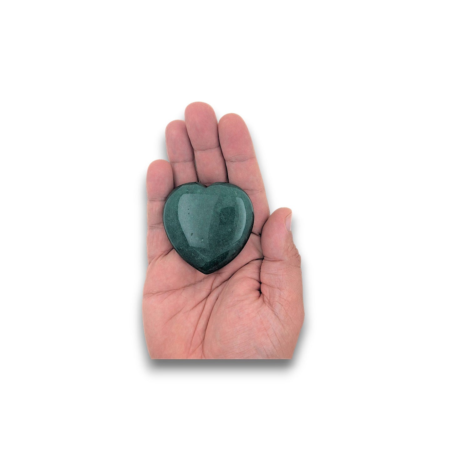 Large Aventurine Carved Heart