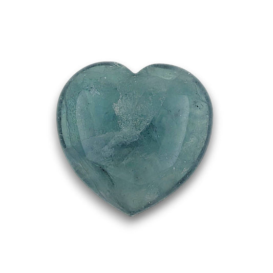 Large Fluorite Carved Heart
