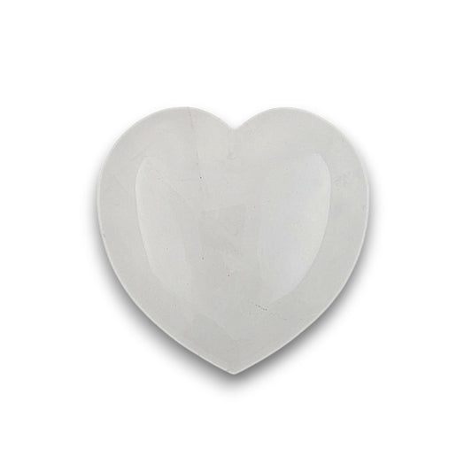 Large Quartz Carved Heart