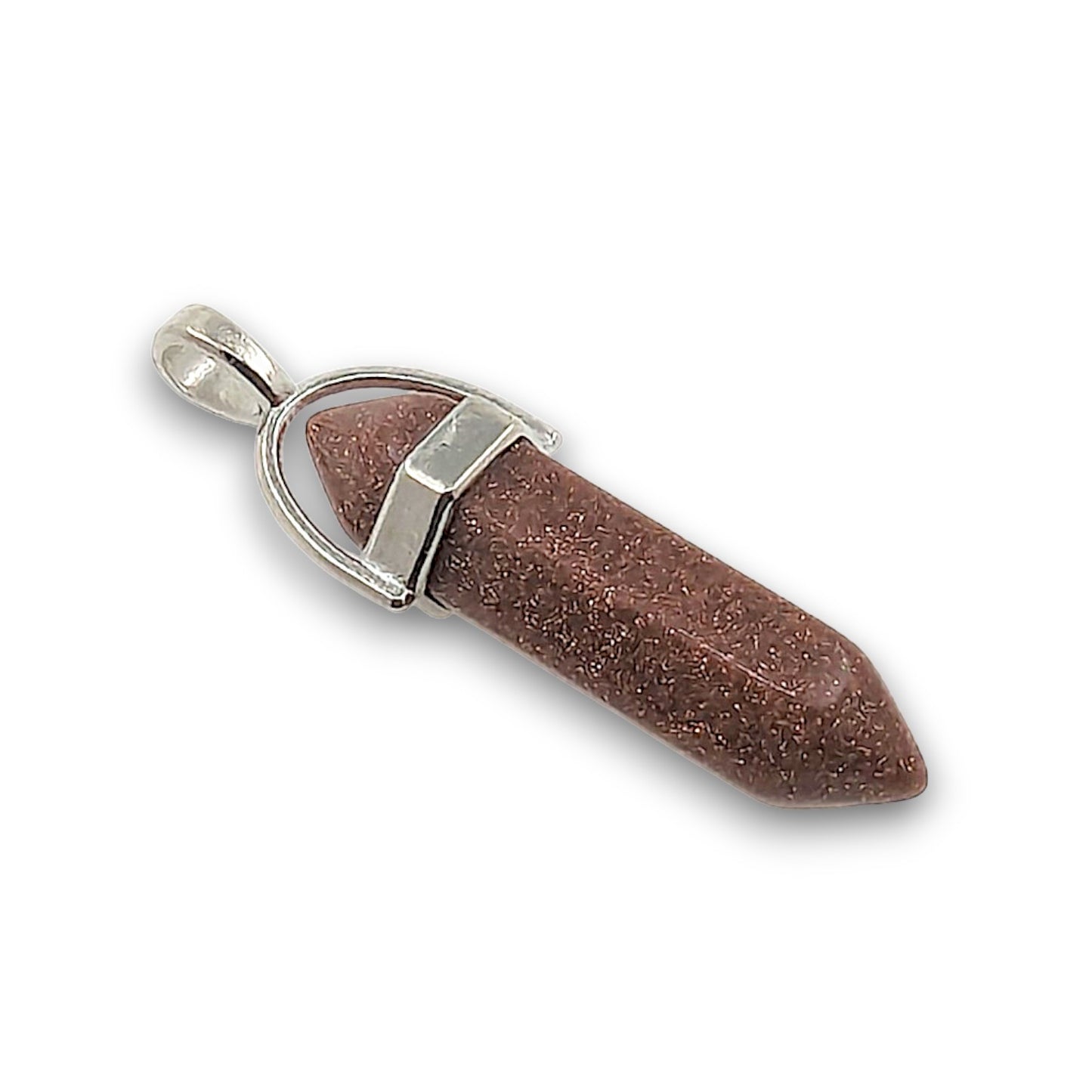 Goldstone Double Terminated Hexagonal Pendant - Pack of 5