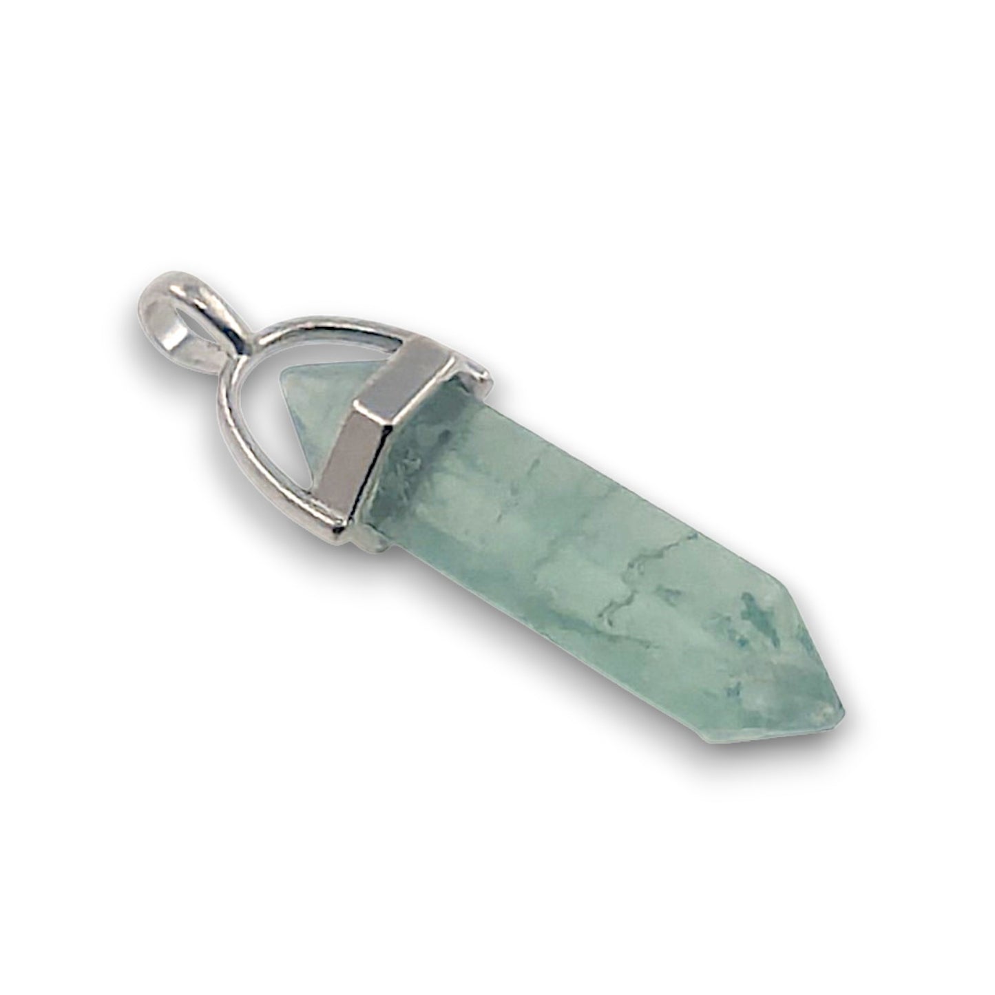 Green Fluorite Double Terminated Hexagonal Pendant - Pack of 5