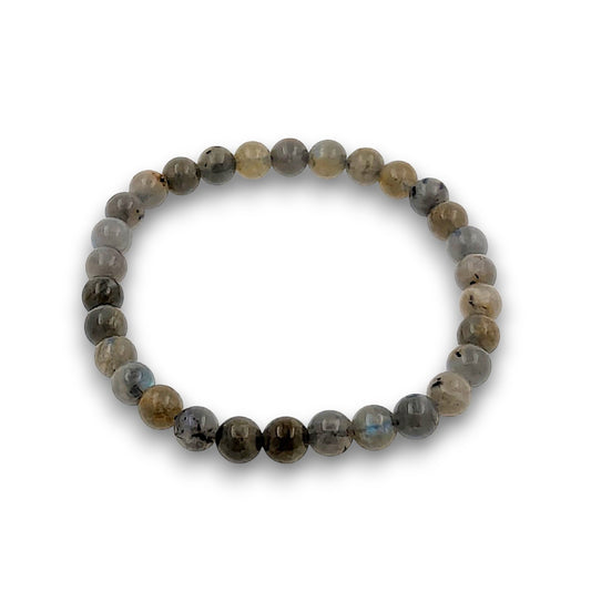 Labradorite 6mm Bead Bracelet