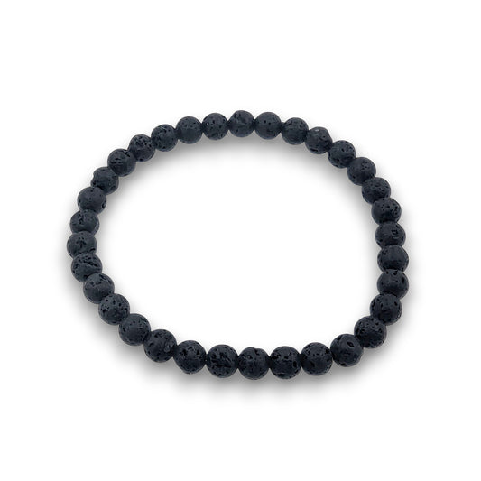 Lava 6mm Bead Bracelet