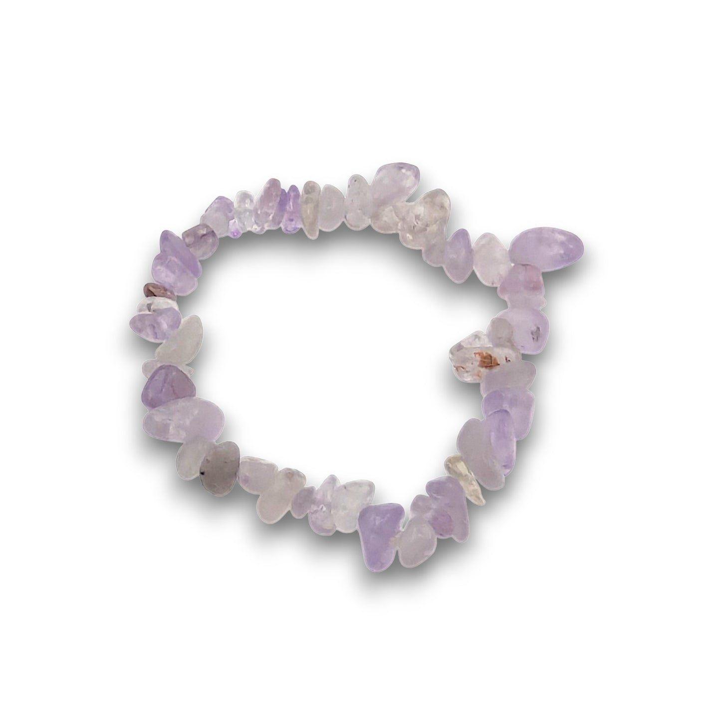 Mauve Jade Chip Bracelet (Pack of 10)
