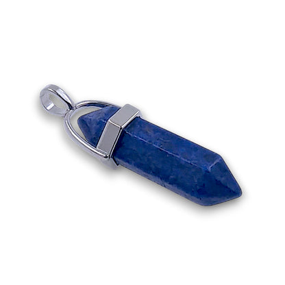 Lapis Double Terminated Hexagonal Pendant - Pack of 5