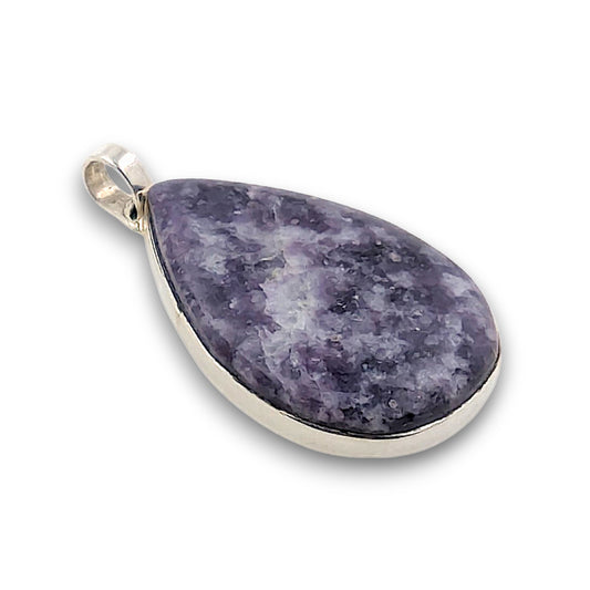 Lepidolite Sterling Silver Pendant (Unique Piece)
