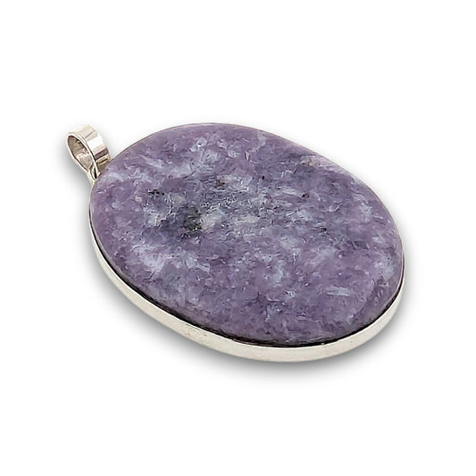 Lepidolite Sterling Silver Pendant (Unique Piece)