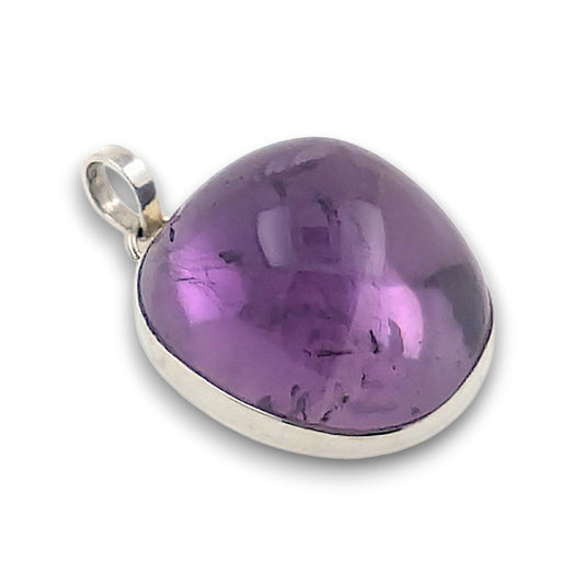 Amethyst Sterling Silver Pendant (Unique Piece)