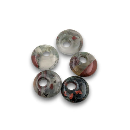 Small Bloodstone Donuts - Pack of 5