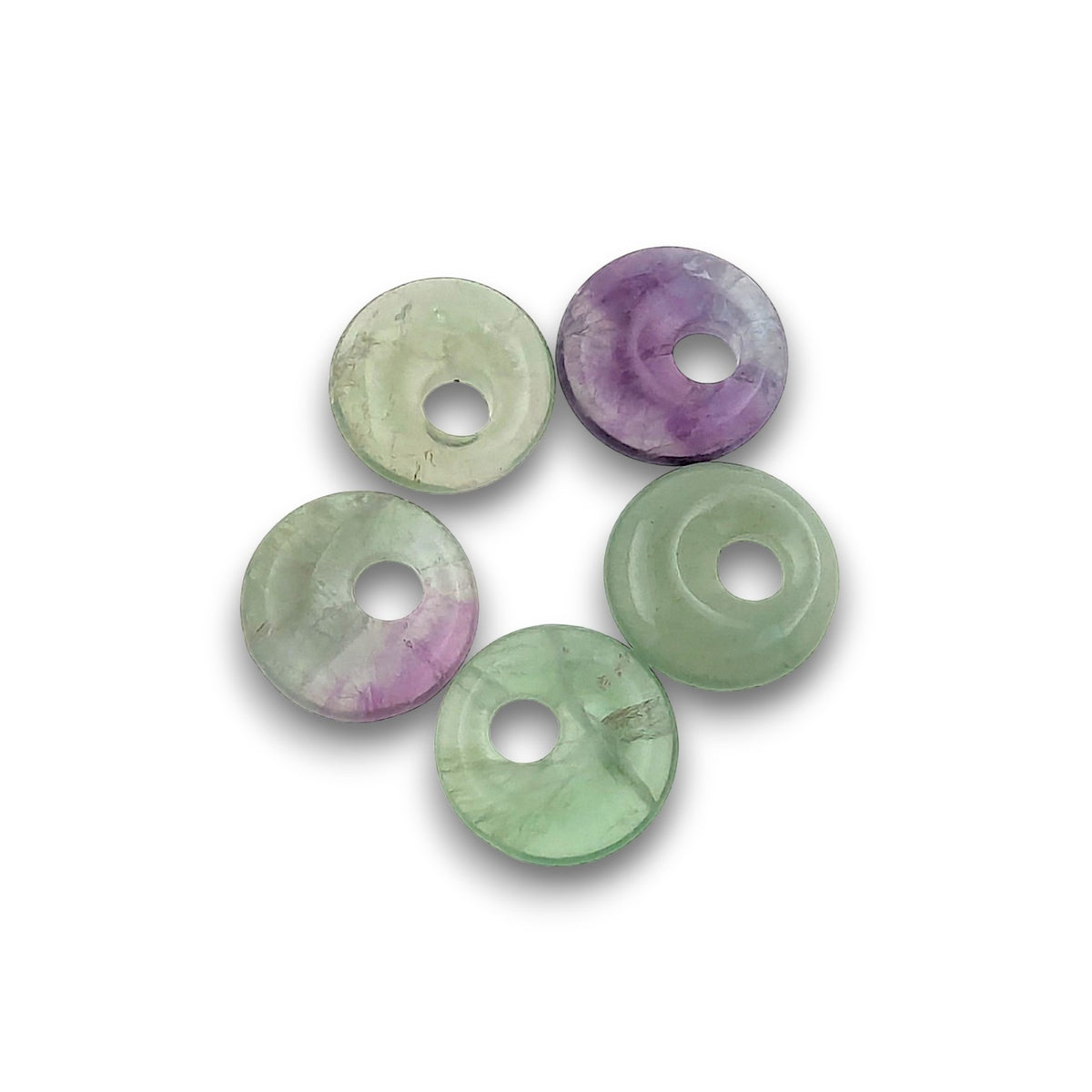 Small Fluorite Donuts - Pack of 5