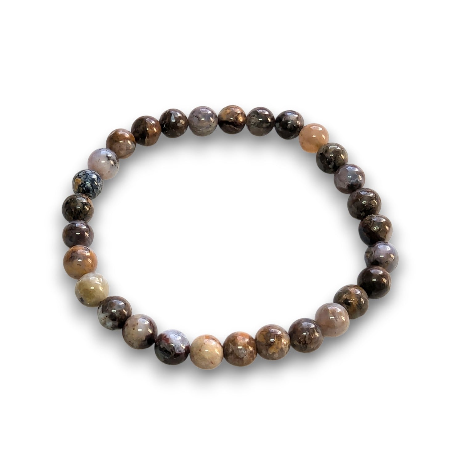 Pietersite 6mm bead bracelet, Medium 18.5cm