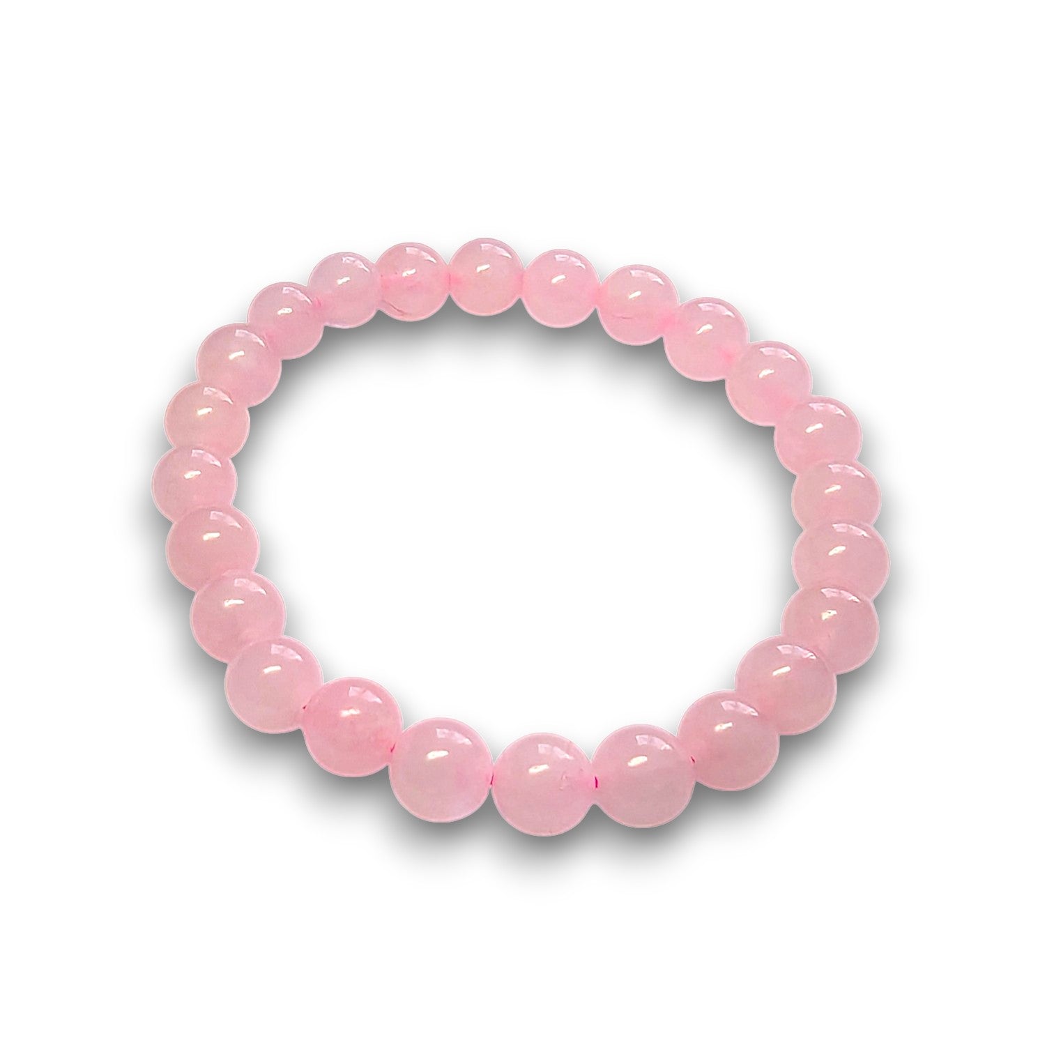 Rose Quartz 6mm bead bracelet, Small 15cm
