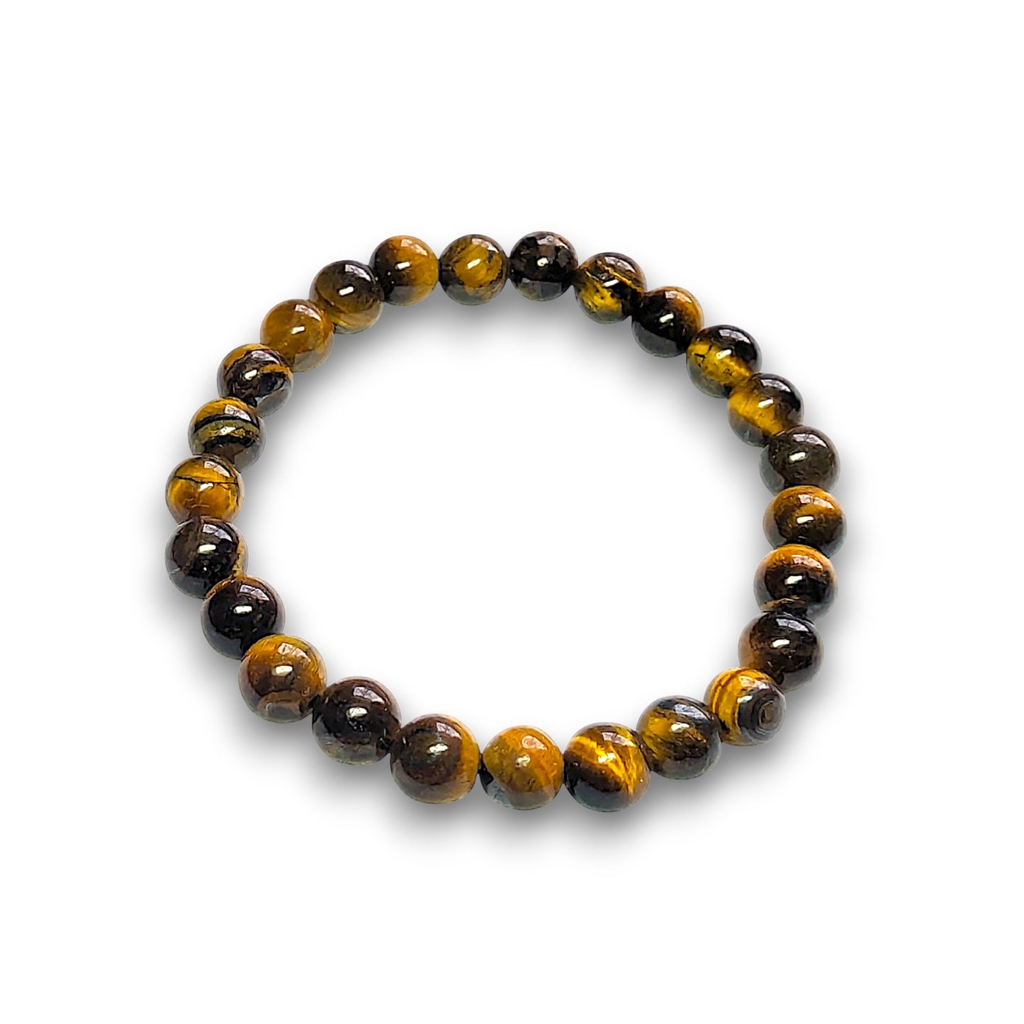 Tiger Eye 6mm bead bracelet, Small 15cm