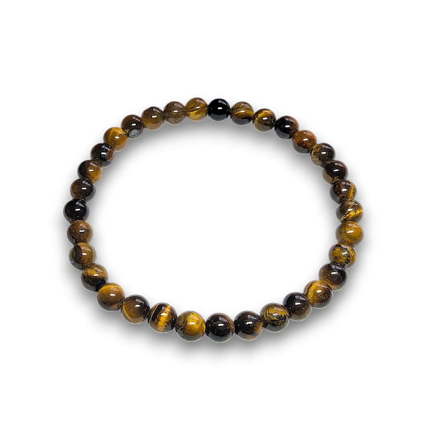 Tiger Eye 6mm bead bracelet, Large 20.5cm