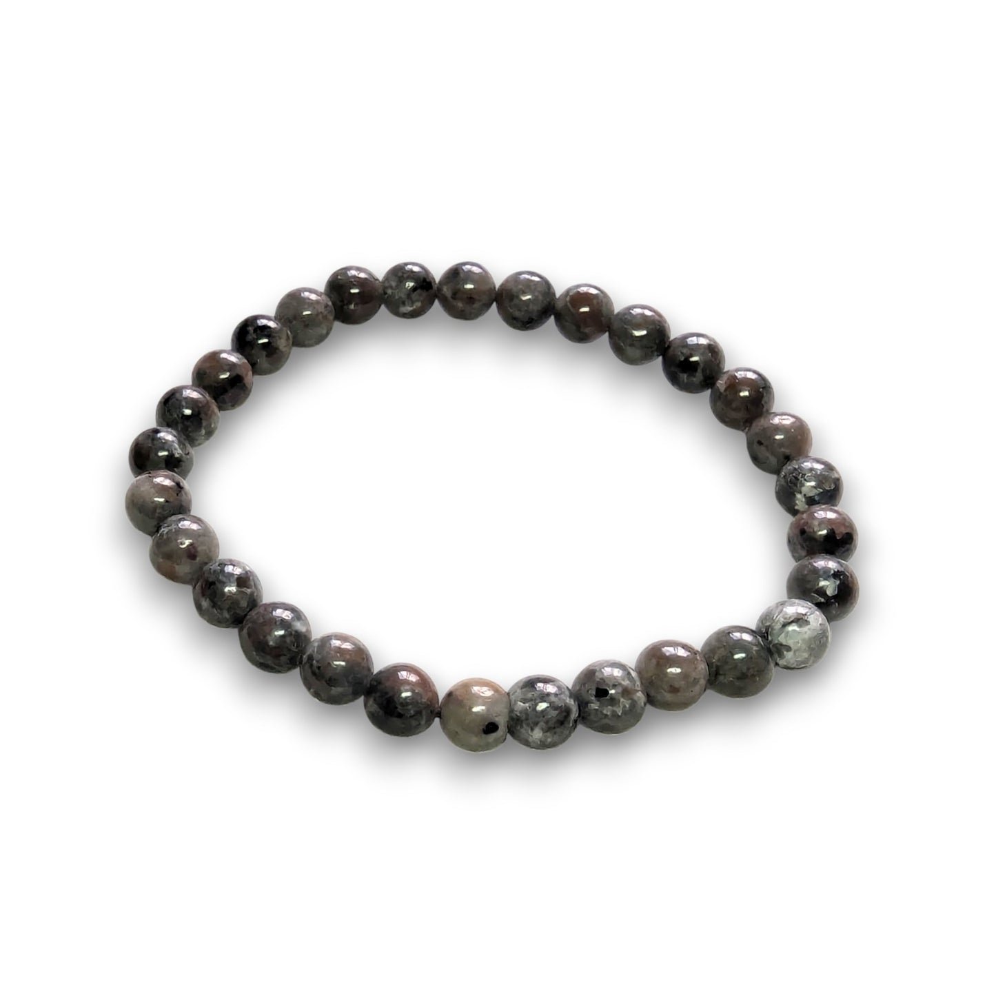 Yooperlite 6mm bead bracelet, Medium 18.5cm