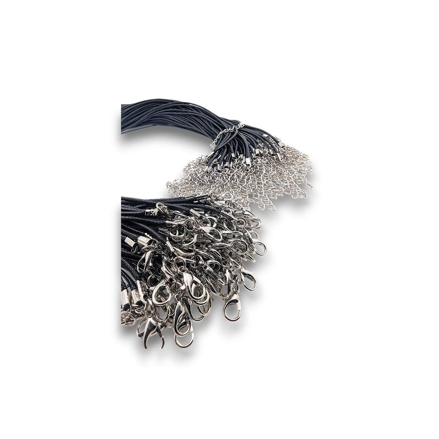 Corded Necklace 45cm plus Extender and Lobster Clasp - Pack of 100. Corded Necklace 45cm plus Extender and Lobster Clasp (18.