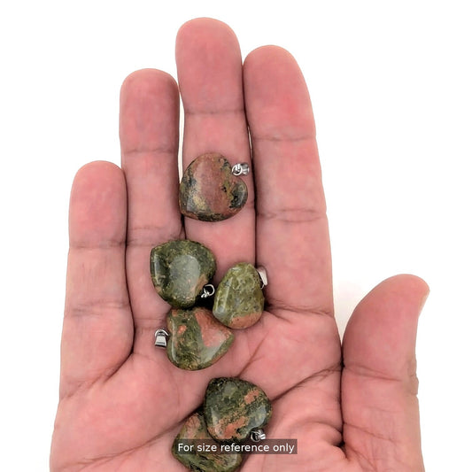 Small Amethyst Heart Pendants - Pack of 10
