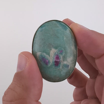 Ruby in Fuchsite Sterling Silver Ring (Unique Piece)