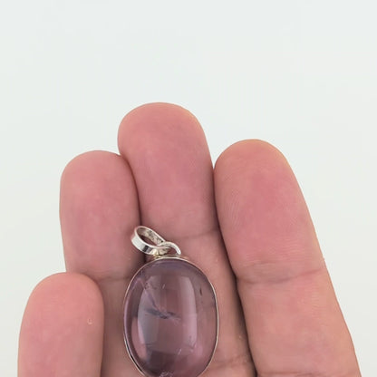 Amethyst Sterling Silver Pendant (Unique Piece)