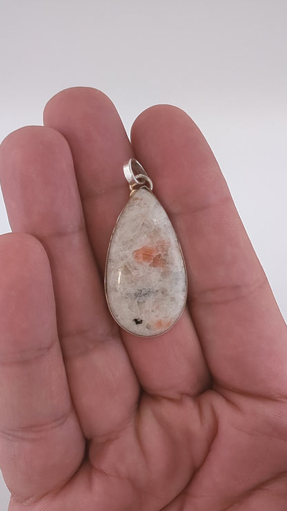 Sunstone Sterling Silver Pendant (Unique Piece)