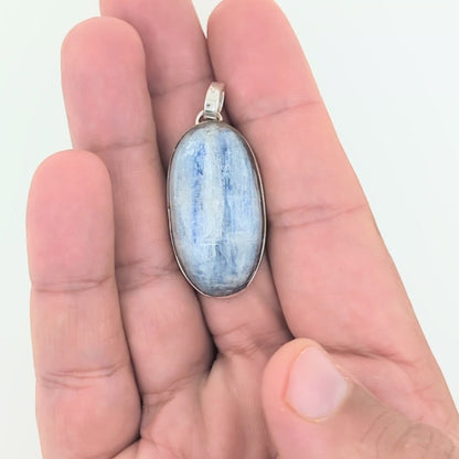 Blue Kyanite Sterling Silver Pendant (Unique Piece)